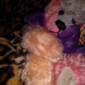 Signed real fur Sally winey bear